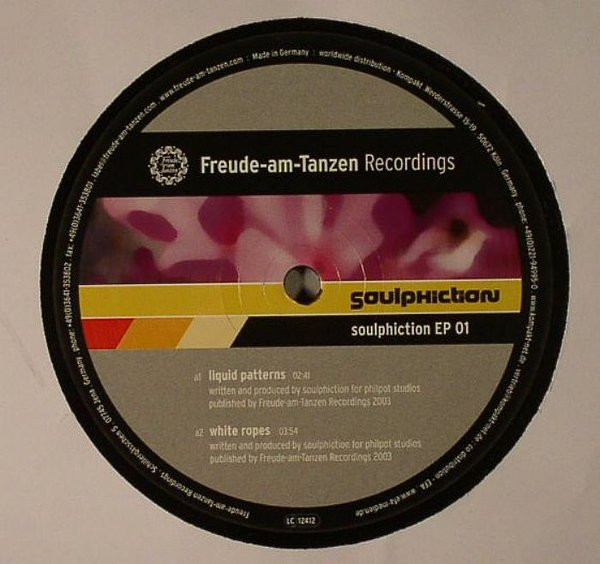 Soulphiction - Soulphiction EP 01 | Freude Am Tanzen (FAT 017) - 2