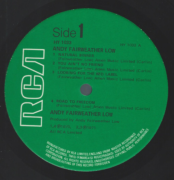 Andy Fairweather Low