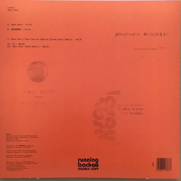 LoSoul - Open Door | Running Back Double Copy (RBDC08) - 2