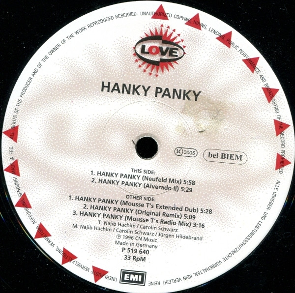 Hanky Panky - Hanky Panky | Love (P 519 640) - main Hanky Panky - Hanky Panky | Love (P 519 640) - main