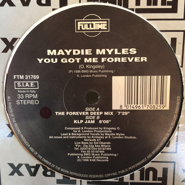 Maydie Myles - You Got Me Forever | Full Time Records (FTM 31769) - main Maydie Myles - You Got Me Forever | Full Time Records (FTM 31769) - main