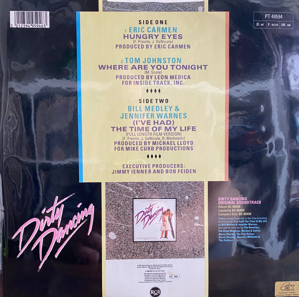 Eric Carmen / Tom Johnston / Bill Medley & Jennifer Warnes - Hungry Eyes / Where Are You Tonight / (I've Had) The Time Of My Life | RCA (PT 49594 BB) - 4 Eric Carmen / Tom Johnston / Bill Medley & Jennifer Warnes - Hungry Eyes / Where Are You Tonight / (I've Had) The Time Of My Life | RCA (PT 49594 BB) - 4