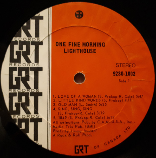 Lighthouse - One Fine Morning | GRT (9230-1002) - 3 Lighthouse - One Fine Morning | GRT (9230-1002) - 3