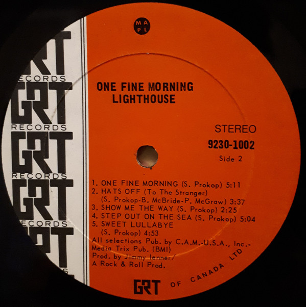 Lighthouse - One Fine Morning | GRT (9230-1002) - 4 Lighthouse - One Fine Morning | GRT (9230-1002) - 4