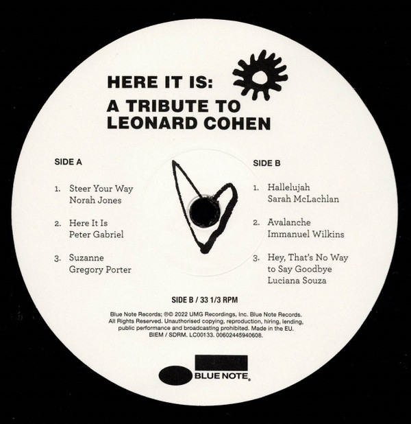 Various - Here It Is: A Tribute To Leonard Cohen | Blue Note (00602445659968) - 6 Various - Here It Is: A Tribute To Leonard Cohen | Blue Note (00602445659968) - 6