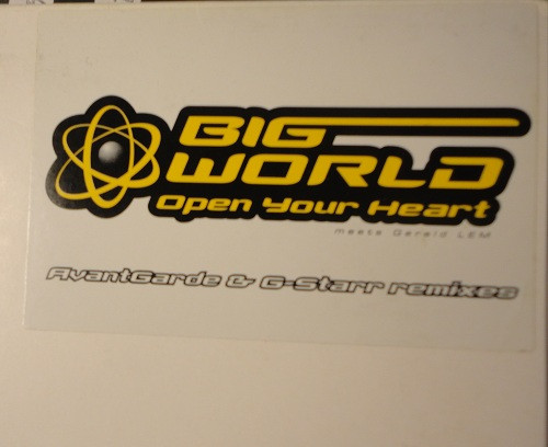 Big World Meets Gerald - Open Your Heart (Remixes) | Krysty Music (BG 7-P) - main