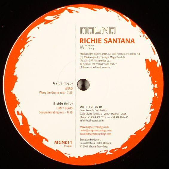 Richie Santana - Werq | Magna Recordings (MGN011) - main Richie Santana - Werq | Magna Recordings (MGN011) - main