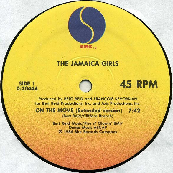 Jamaica Girls - On The Move | Sire (0-20444) - 3