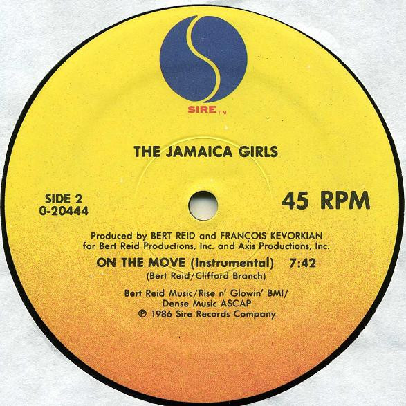 Jamaica Girls - On The Move | Sire (0-20444) - 4