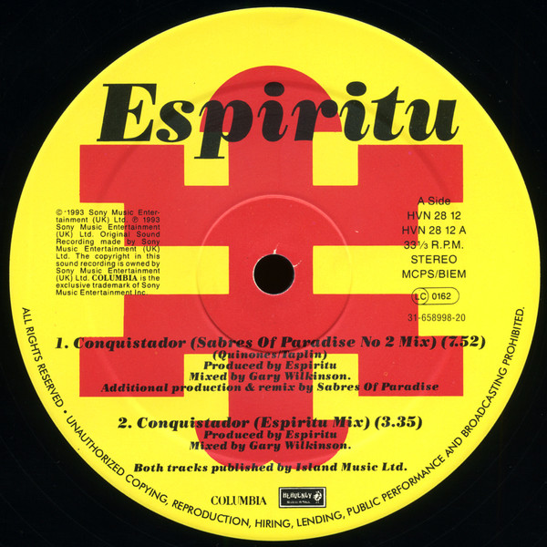 Espiritu - Conquistador | Heavenly (HVN 28 12) - 3 Espiritu - Conquistador | Heavenly (HVN 28 12) - 3