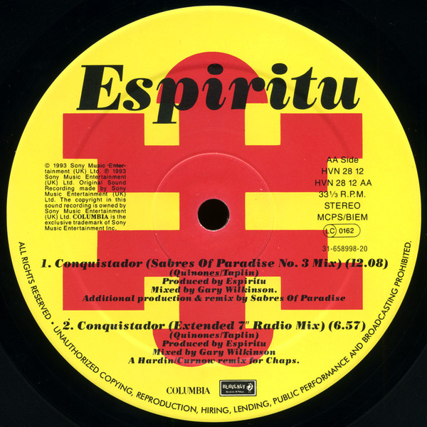 Espiritu - Conquistador | Heavenly (HVN 28 12) - 4 Espiritu - Conquistador | Heavenly (HVN 28 12) - 4