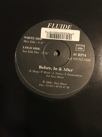 Fluide - Before, In & After | Nice Music (NVN 21000) - main