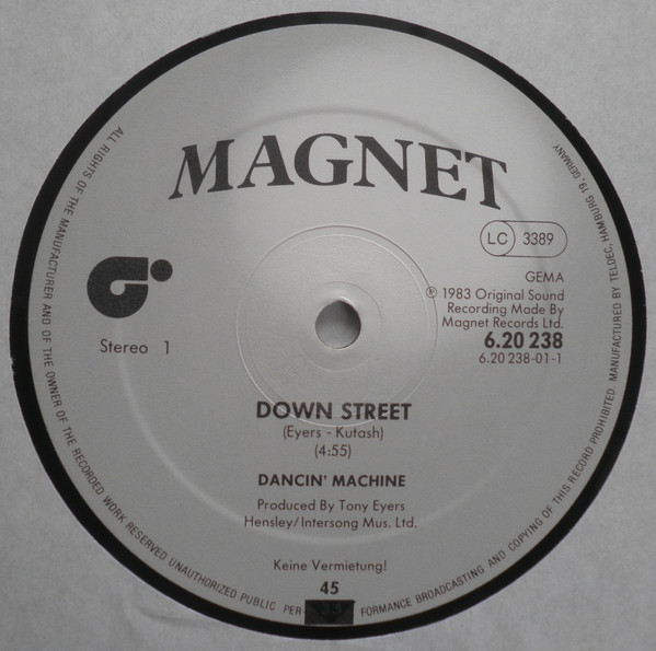 Dancin' Machine - Down Street | Magnet (6.20238) - 2