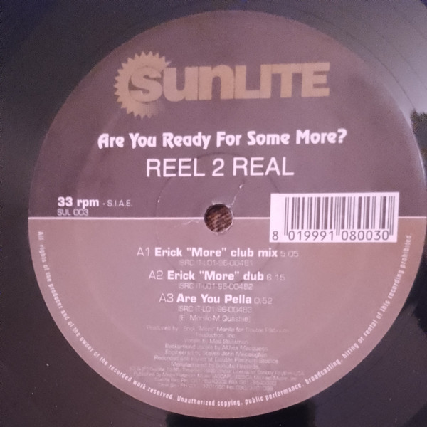 Reel 2 Real - Are You Ready For Some More? | Sunlite (SUL 003) - main Reel 2 Real - Are You Ready For Some More? | Sunlite (SUL 003) - main