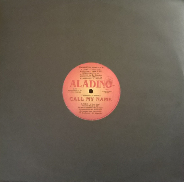 Aladino - Call My Name | Italian Style Production (ISP 1256) - 3 Aladino - Call My Name | Italian Style Production (ISP 1256) - 3