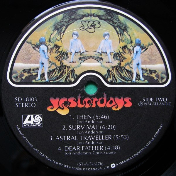 Yes - Yesterdays | Atlantic (SD 18103) - 4