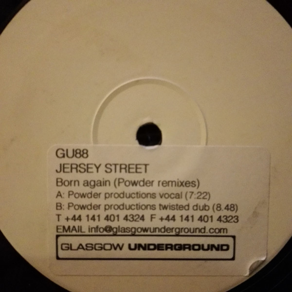 Jersey Street - Born Again (Remixes) | Glasgow Underground (GU88)
