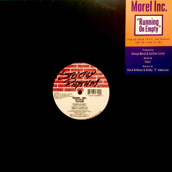 Morel Inc. Featuring Tafuri - Running On Empty | Strictly Rhythm (SR12355)