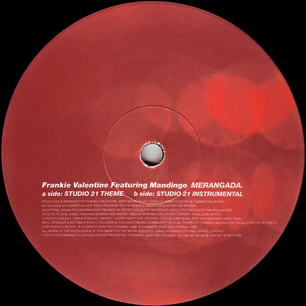 Frankie Valentine Featuring Mandingo - Merangada | Dynamite Joint Recordings (DYN 001) - main