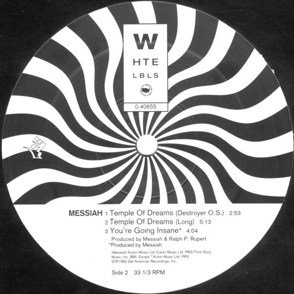 Messiah - Temple Of Dreams | WHTE LBLS (9 40655-0) - 3 Messiah - Temple Of Dreams | WHTE LBLS (9 40655-0) - 3