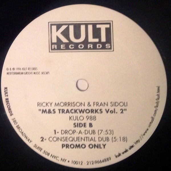 M&S - M&S Trackworks Vol. 2 | Kult Records (KULO 988) - 2
