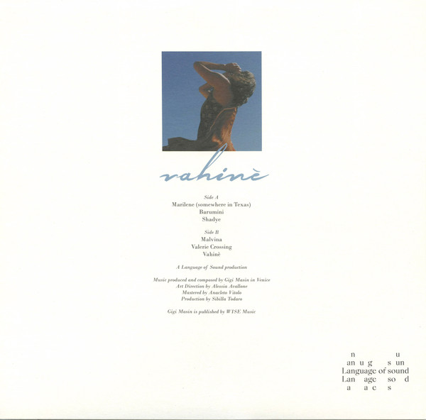 Gigi Masin - Vahinè | Language Of Sound (LOS001) - 2 Gigi Masin - Vahinè | Language Of Sound (LOS001) - 2
