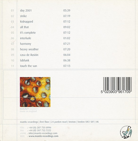 Atjazz - Labfunk | Mantis Recordings (MANTCD001) - 2