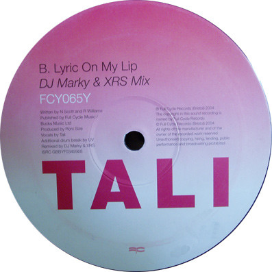 Tali - Lyric On My Lip | Full Cycle Records (FCY065Y) - 4