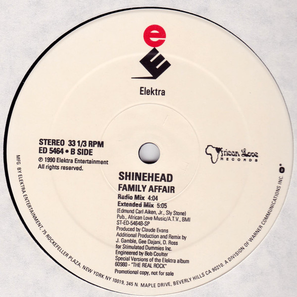 Shinehead - Family Affair | Elektra (ED 5464) - 2 Shinehead - Family Affair | Elektra (ED 5464) - 2
