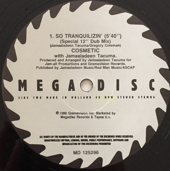 Cosmetic With Jamaaladeen Tacuma - So Tranquilizin | Megadisc (MD 125296) - 4 Cosmetic With Jamaaladeen Tacuma - So Tranquilizin | Megadisc (MD 125296) - 4