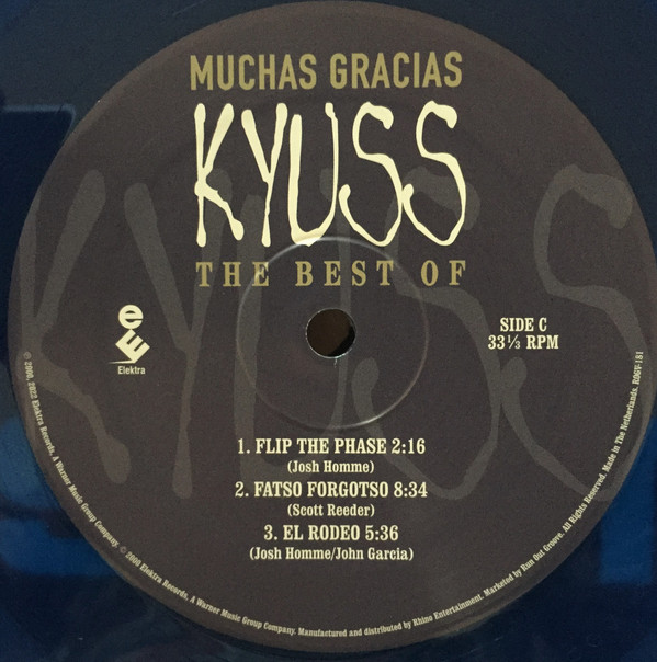 Kyuss - Muchas Gracias: The Best Of Kyuss (2LP - Limited Numbered Edition - Blue Translucent Vinyl) [Vinyl] | Run Out Groove (ROGV-181) - 6