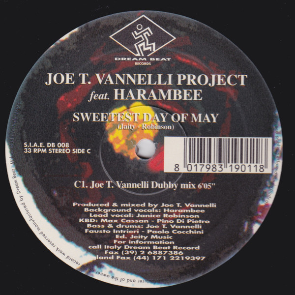 Joe T. Vannelli Project Feat. Harembee - Sweetest Day Of May | Dream Beat (DB 008) - 5 Joe T. Vannelli Project Feat. Harembee - Sweetest Day Of May | Dream Beat (DB 008) - 5