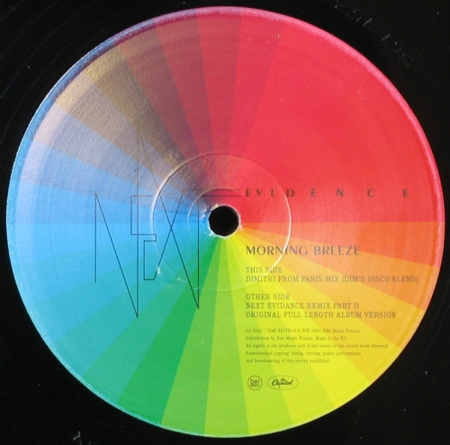 Next Evidence - Morning Breeze | Capitol Records (7243 5 51753 6 6) - 3