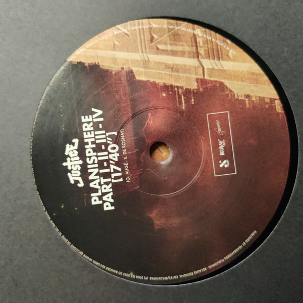 Justice - Planisphère | Ed Banger Records (ED133) - 3 Justice - Planisphère | Ed Banger Records (ED133) - 3