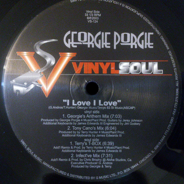 Georgie Porgie - I Love I Love | Vinyl Soul (VS-124) - main