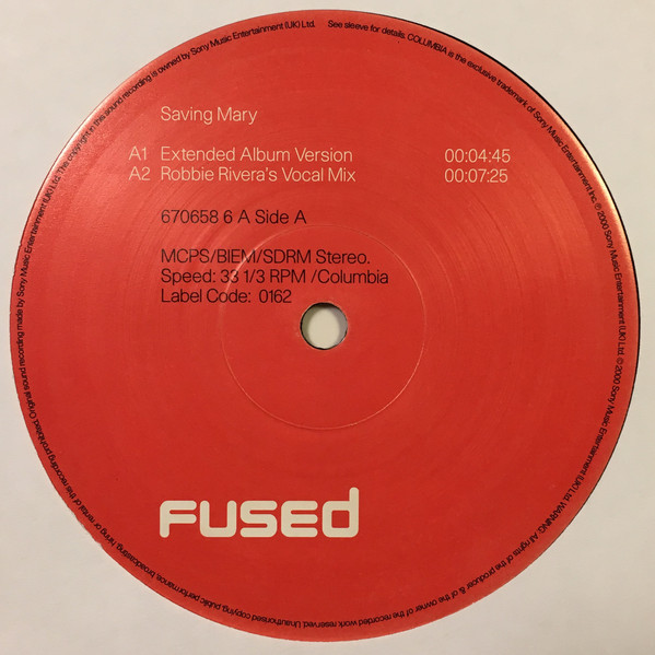 Fused - Saving Mary | Columbia (670658 6) - 3