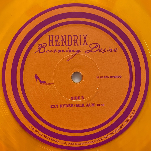 Jimi Hendrix - Burning Desire | Dagger Records (88875143591) - 5