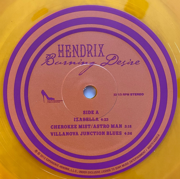 Jimi Hendrix - Burning Desire | Dagger Records (88875143591) - 4