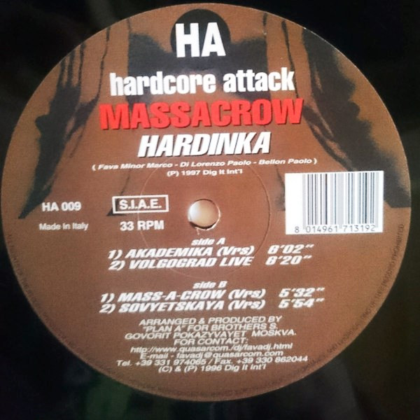 Hardinka - Massacrow | Hardcore Attack (HA 009)