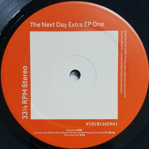 David Bowie - The Next Day Extra EP | Columbia (19439978101) - 3 David Bowie - The Next Day Extra EP | Columbia (19439978101) - 3