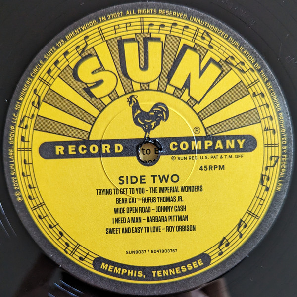 Various - Sun Records' 70th Anniversary Compilation Vol. 2 | Sun (SUN8037) - 6 Various - Sun Records' 70th Anniversary Compilation Vol. 2 | Sun (SUN8037) - 6