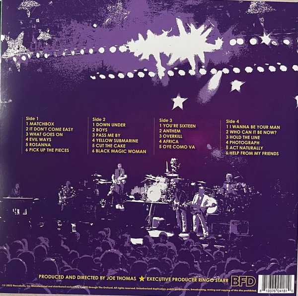 Ringo Starr And His All-Starr Band - Live At The Greek Theater 2019 | BFD (BFD418LP) - 2 Ringo Starr And His All-Starr Band - Live At The Greek Theater 2019 | BFD (BFD418LP) - 2