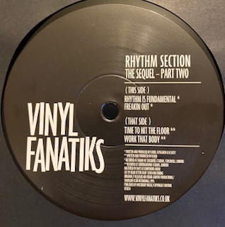 Rhythm Section II - The Sequel - Part Two | Vinyl Fanatiks (VFS054) - main Rhythm Section II - The Sequel - Part Two | Vinyl Fanatiks (VFS054) - main