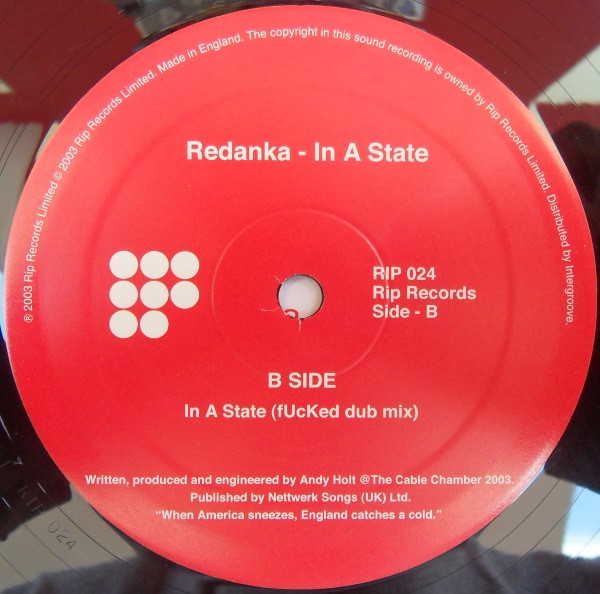 Redanka - In A State | Rip Records (RIP 024) - 3
