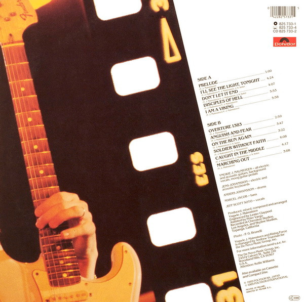 Yngwie J. Malmsteen's Rising Force - Marching Out | Polydor (825 733-1) - 2 Yngwie J. Malmsteen's Rising Force - Marching Out | Polydor (825 733-1) - 2
