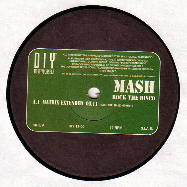 Mash - Rock The Disco | Do It Yourself Entertainment (DIY 13-00) - 3 Mash - Rock The Disco | Do It Yourself Entertainment (DIY 13-00) - 3