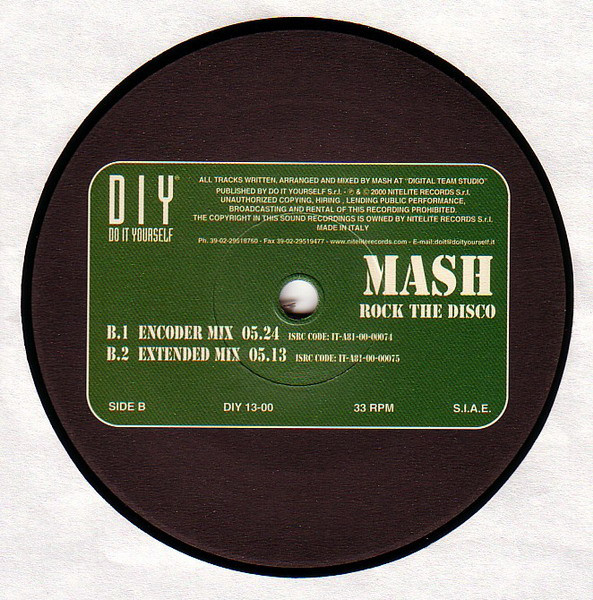 Mash - Rock The Disco | Do It Yourself Entertainment (DIY 13-00) - 4 Mash - Rock The Disco | Do It Yourself Entertainment (DIY 13-00) - 4