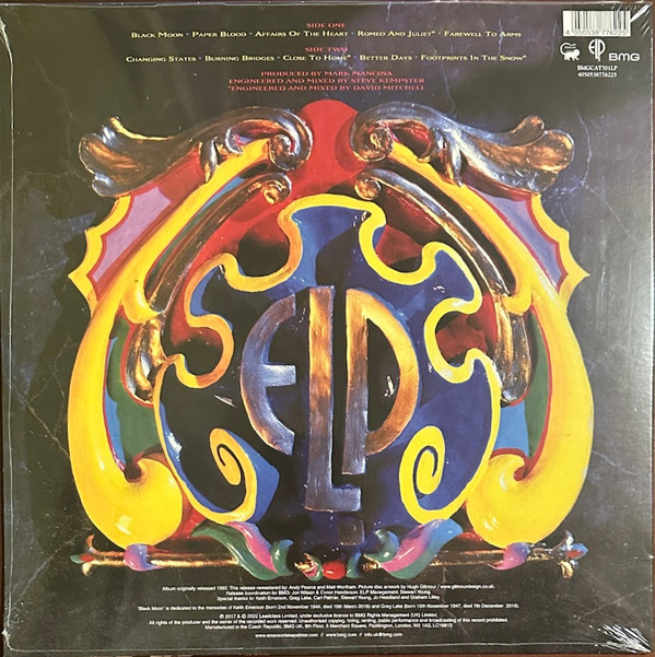 Emerson, Lake & Palmer - Black Moon | BMG (BMGCAT701LP) - 2 Emerson, Lake & Palmer - Black Moon | BMG (BMGCAT701LP) - 2
