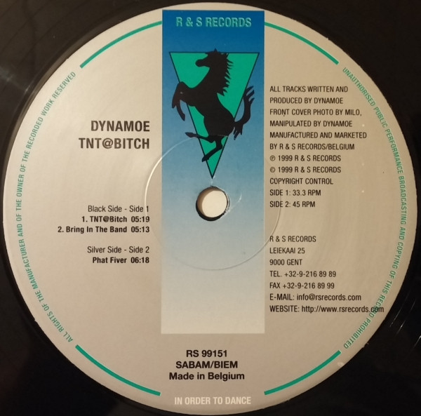 Dynamoe - TNT@bitch | R & S Records (RS   99151) - 2