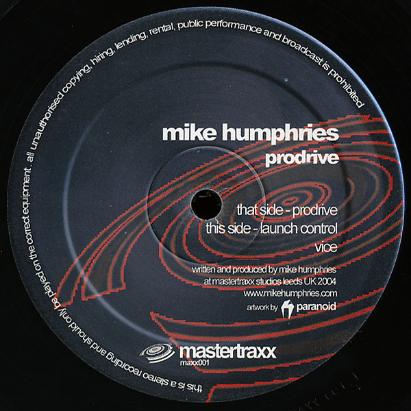 Mike Humphries - Prodrive | Mastertraxx (MAXX 001.1)